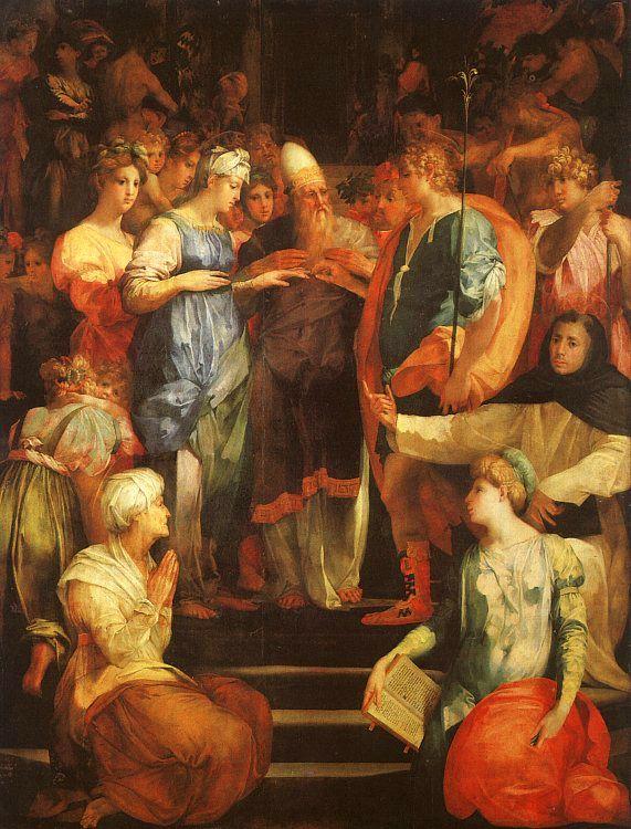 Rosso Fiorentino Marriage of The Virgin France oil painting art